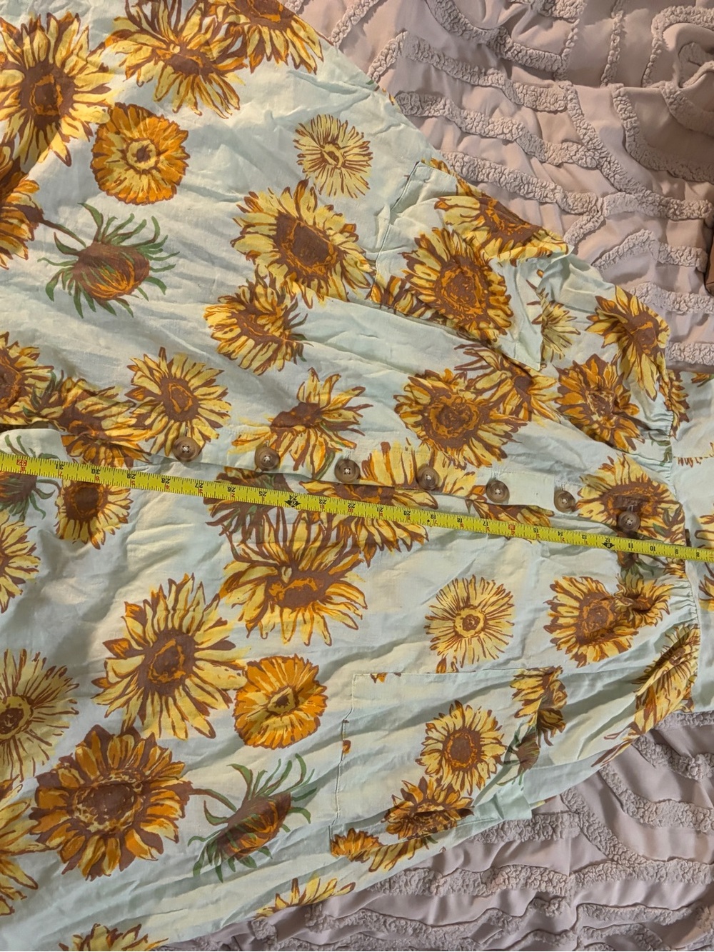 Urban Outfitters Sunflower Linen Dress - Picture 9 of 11